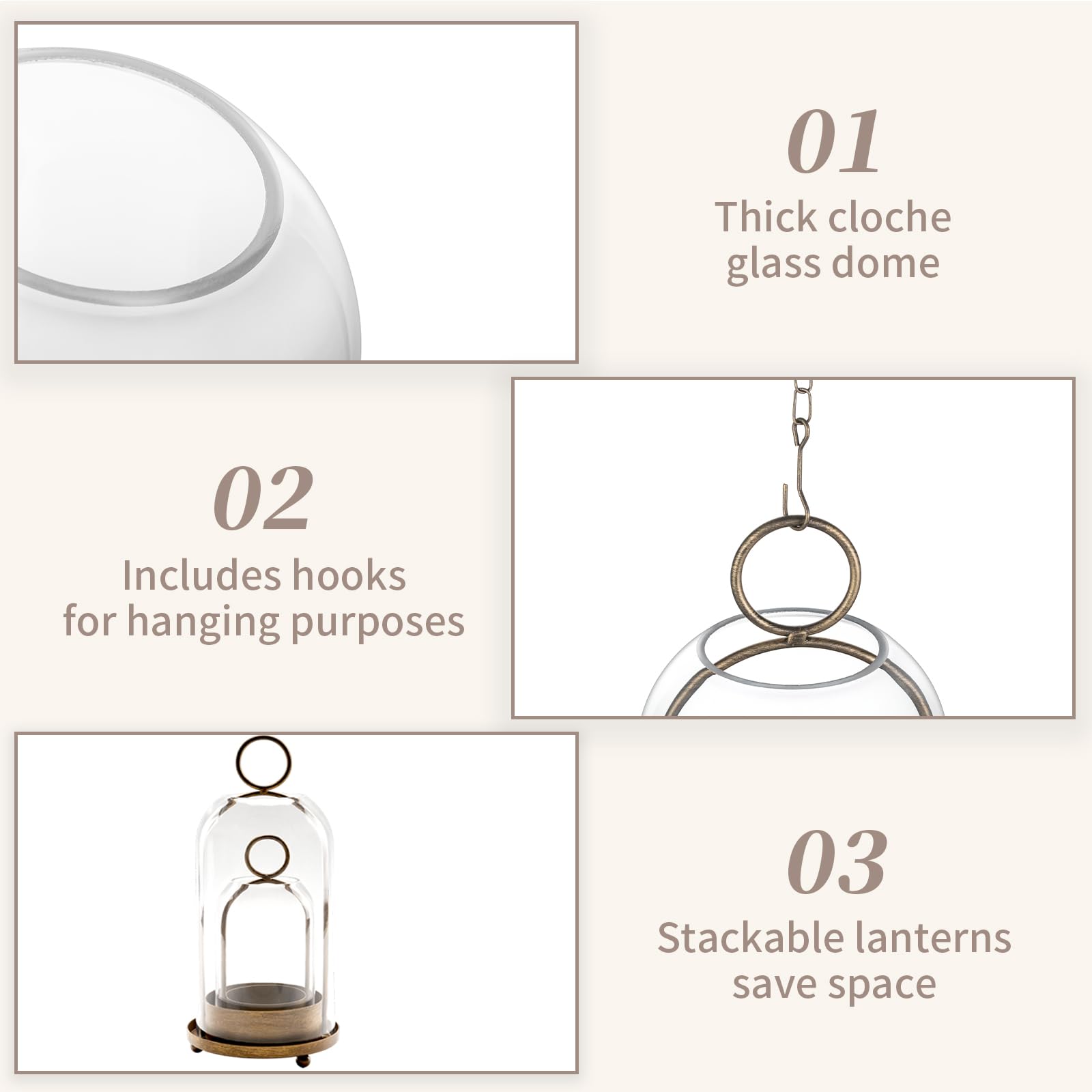 Sziqiqi nested lantern set offering versatile layering options