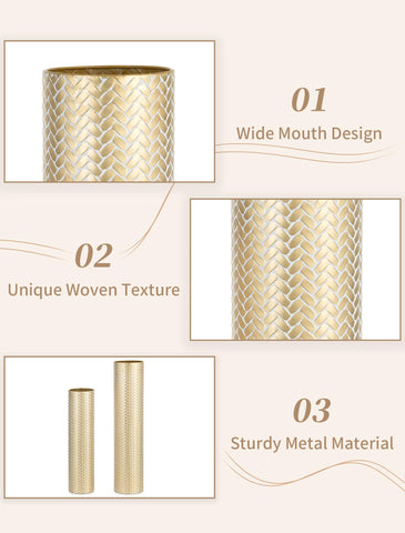 Sziqiqi floor vases can be nested for easy storage on arrival.