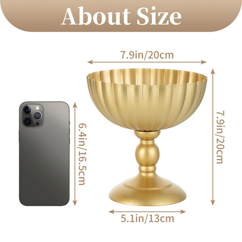 Sziqiqi urn vase height 7.9 inches for elegant centerpieces
