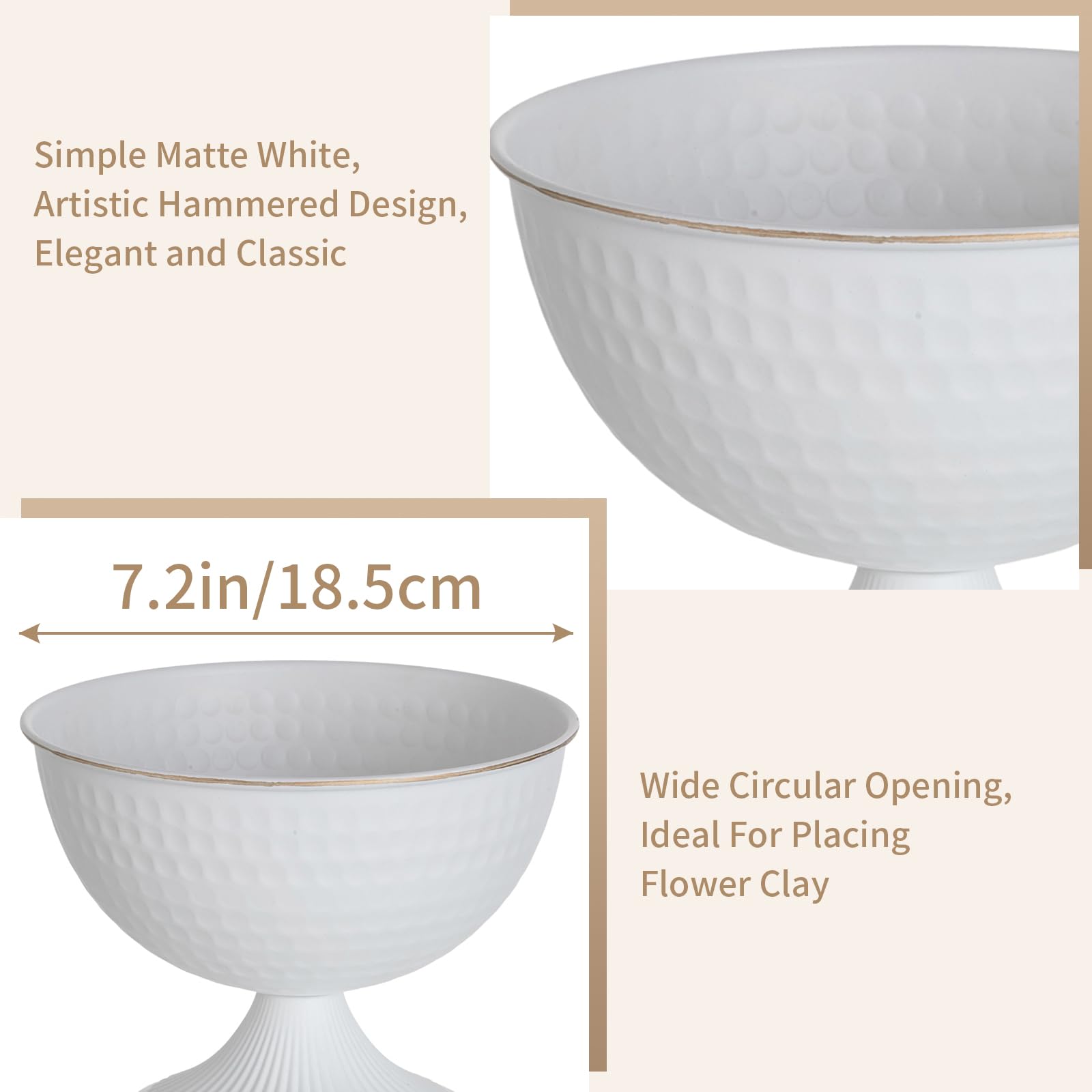 Sziqiqi urn vase complements home décor in living room or office.