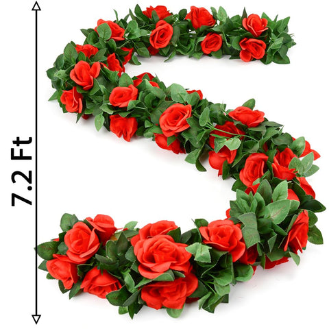 SzJias red wedding garland ideal for aisle or arch decor