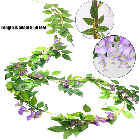SzJias wedding decor garland creates an elegant ceremony backdrop.