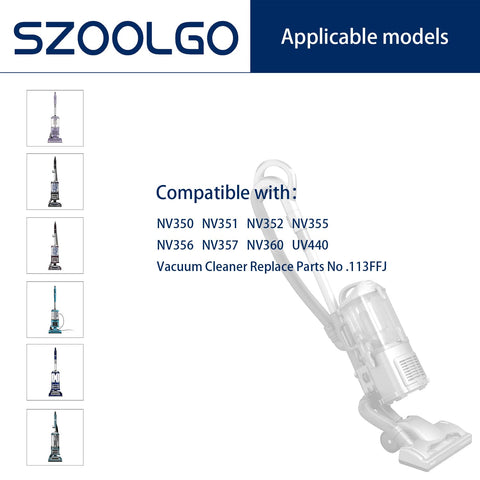 Szoolgo easy-install hose for Shark, tool-free setup.
