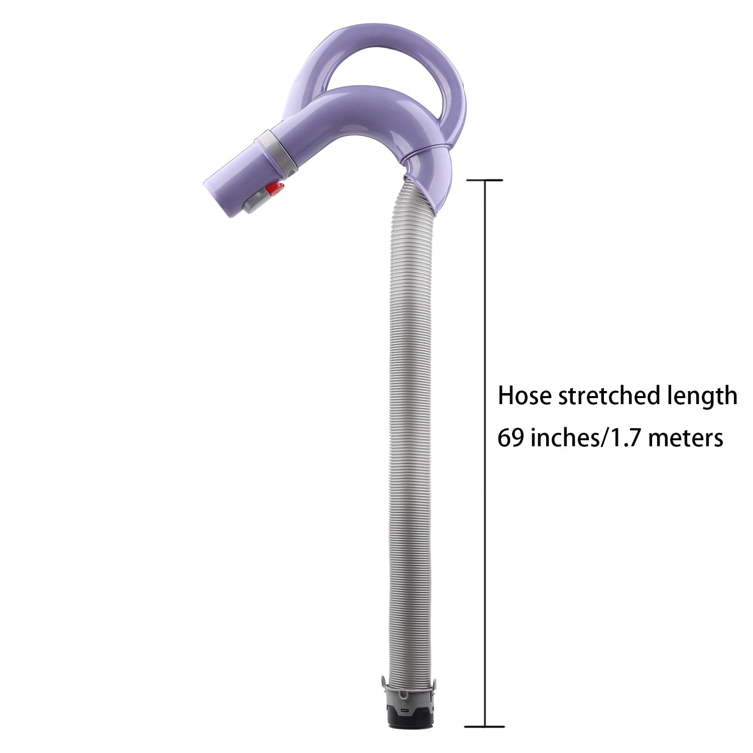 Szoolgo hose extension assembly to reach under furniture and corners.