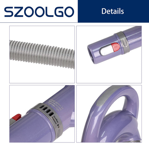Szoolgo vacuum cleaner hose 170cm, flexible reach for deep cleans.
