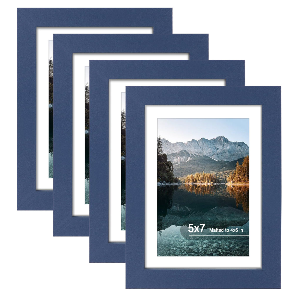 SZYUU 5x7 blue frame front view highlights crisp display and vibrant colors.