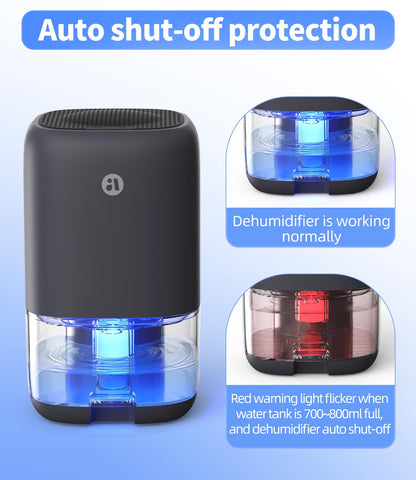 TABYIK dehumidifier auto shut off indicator when tank is full.