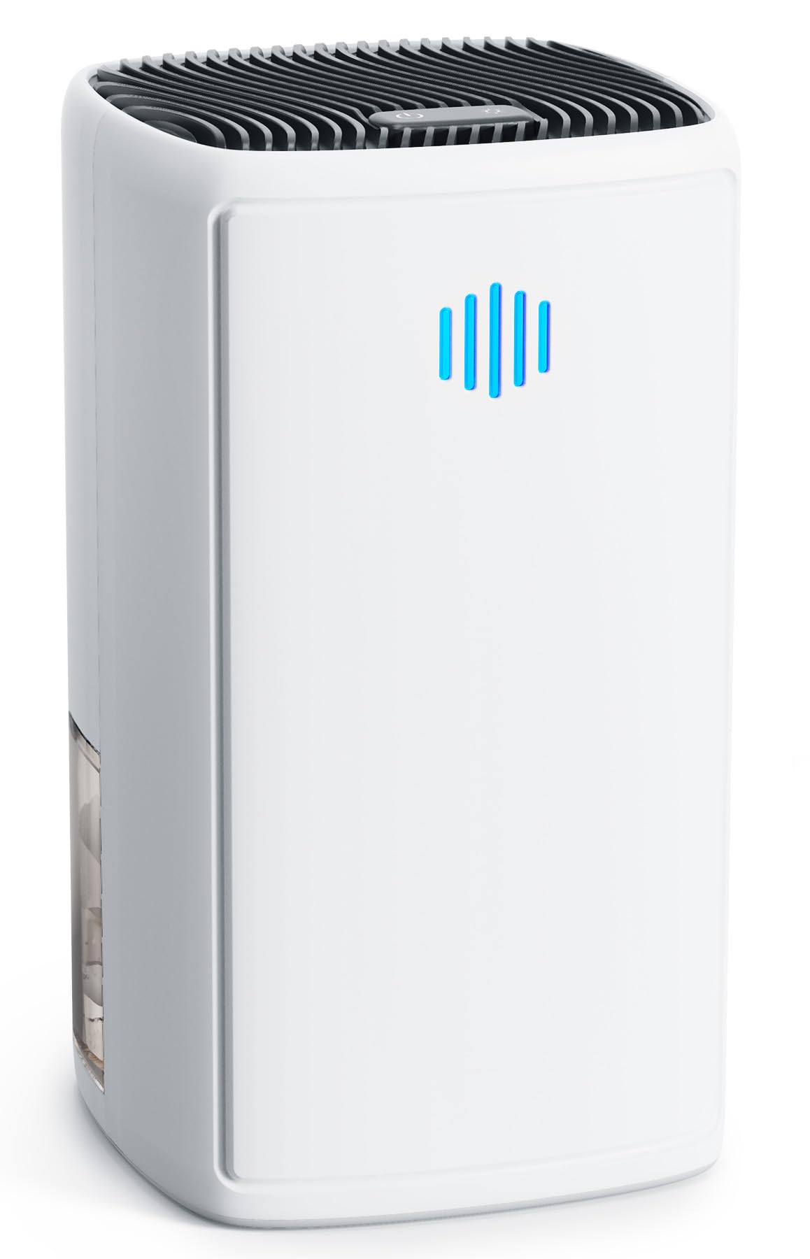 TABYIK 38OZ dehumidifier front view shows compact design for small spaces.