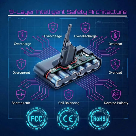 Tacerny low self-discharge design maintains 80% capacity after six months.