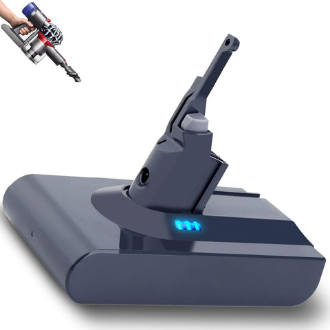 Tacerny V8 battery 9000mAh pack delivers longer runtime for home cleaning.