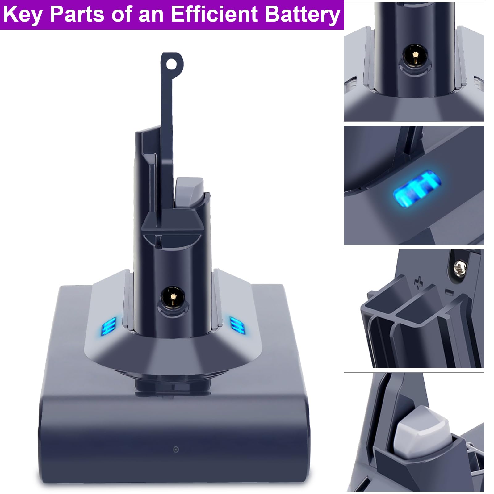 Tacerny V8 battery runtime test indicating performance benchmark