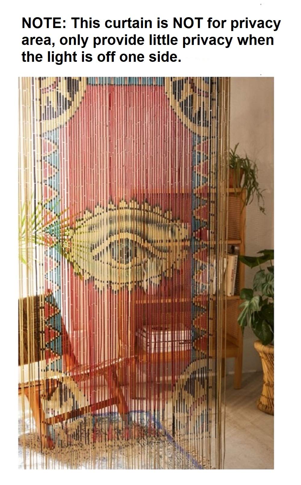 TACHILC doorway use with light filtering, soft privacy and air flow.