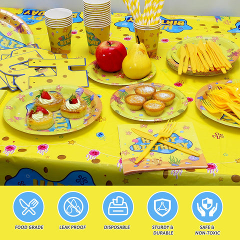 TAdgnba 199P yellow napkins absorbent and durable