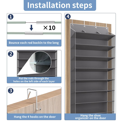 TAHAVICE compact closet solution helps keep rooms tidy and space-saving.