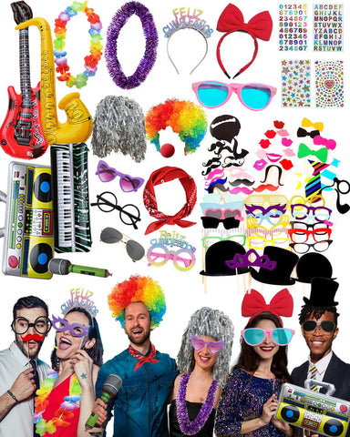 Tahonuss photo booth props set for memorable party photos