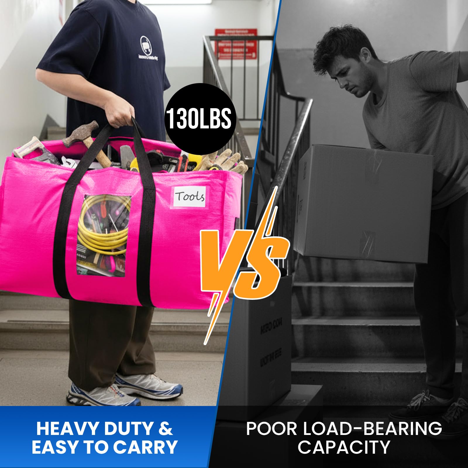 TAILI 115 qt capacity per bag supports up to 130 lbs
