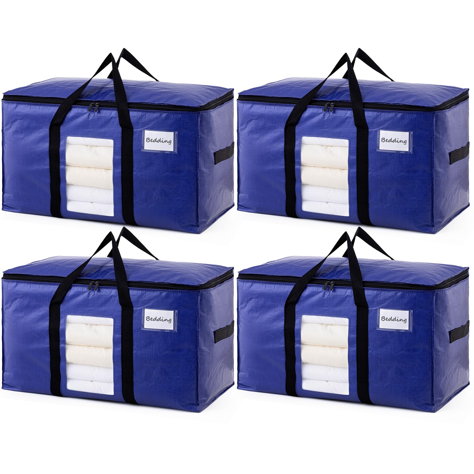 TAILI moving bags with visible window for quick item identification