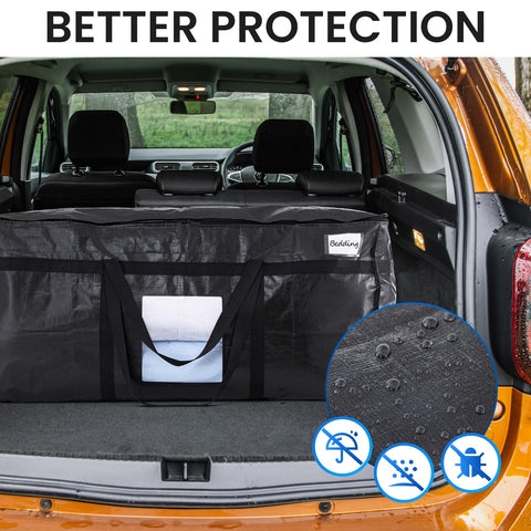 TAILI bag storing bulky items like bedding and sports gear