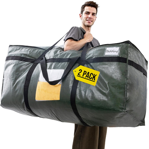 TAILI 69-gallon storage bag demonstrates giant capacity for bulky, seasonal items.
