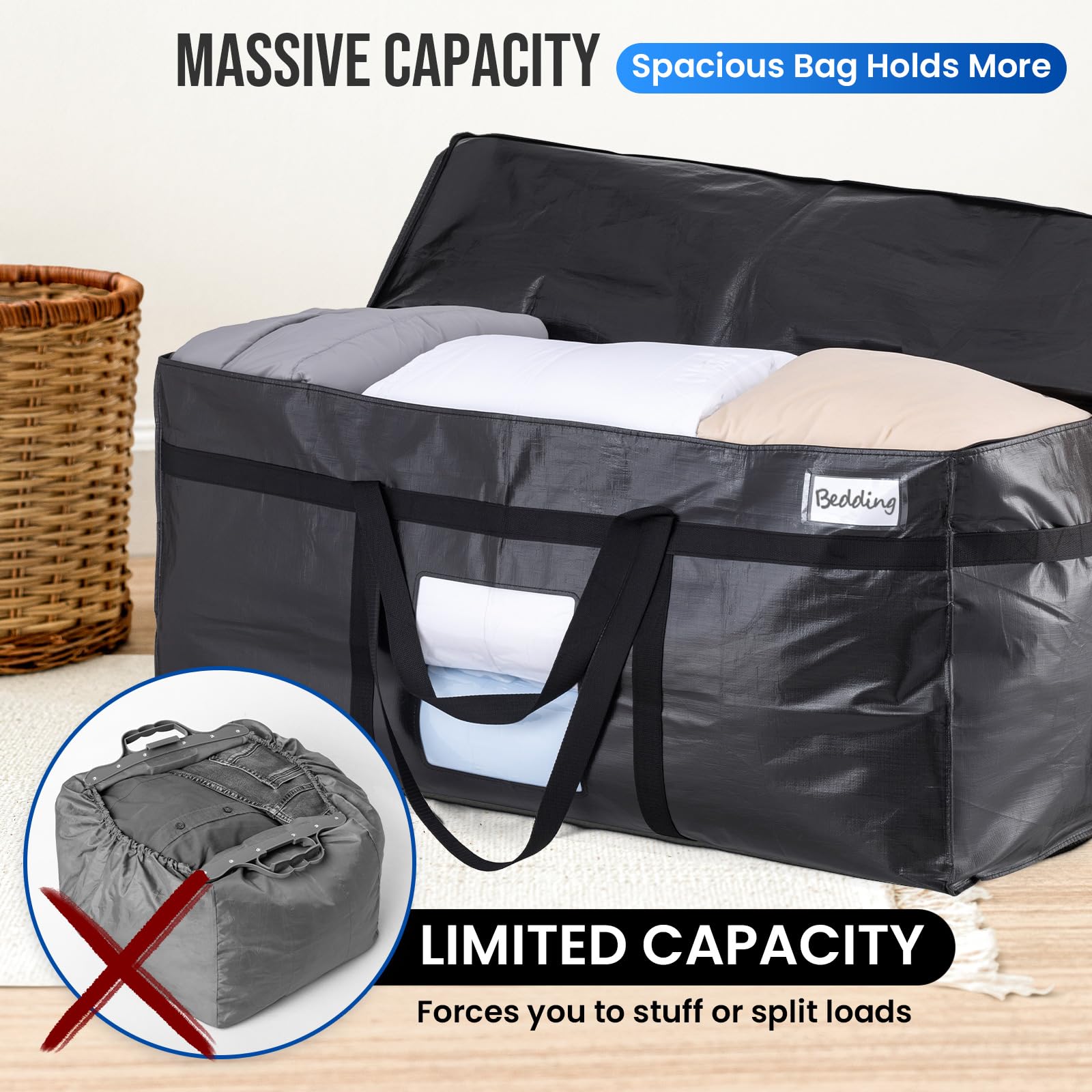 TAILI bag in a moving scenario for bulkier items