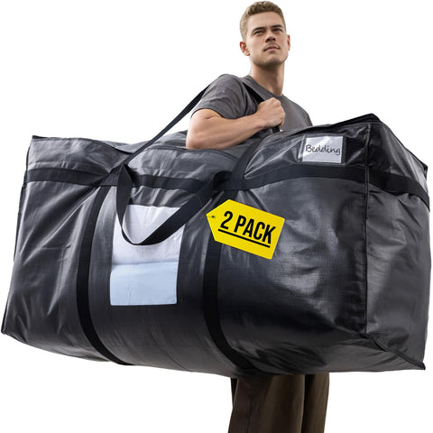 TAILI 69 gallon storage bag with visible window for quick item identification