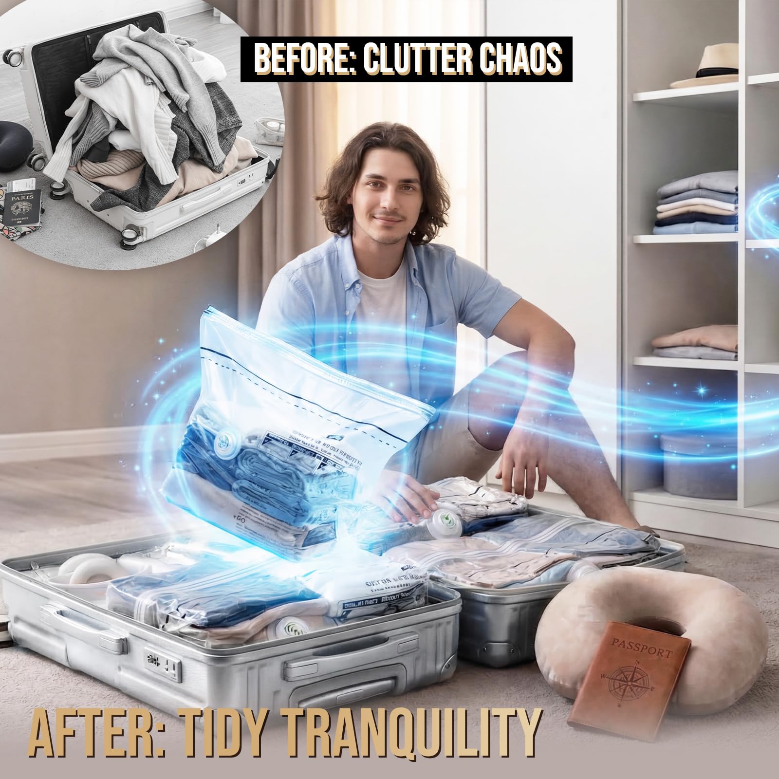 Taili clear design helps quick access to items in storage