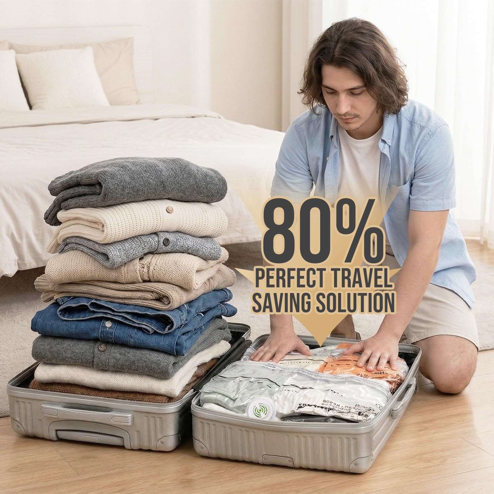 Taili cube bags are durable and reusable for many trips