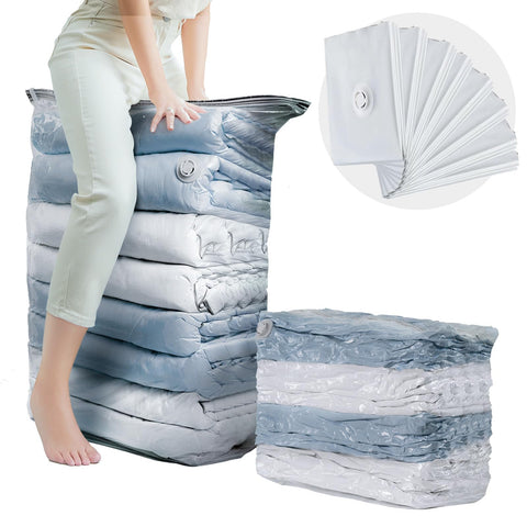 TAILI 8-pack vacuum bags in cube form, closed, maximize closet space.