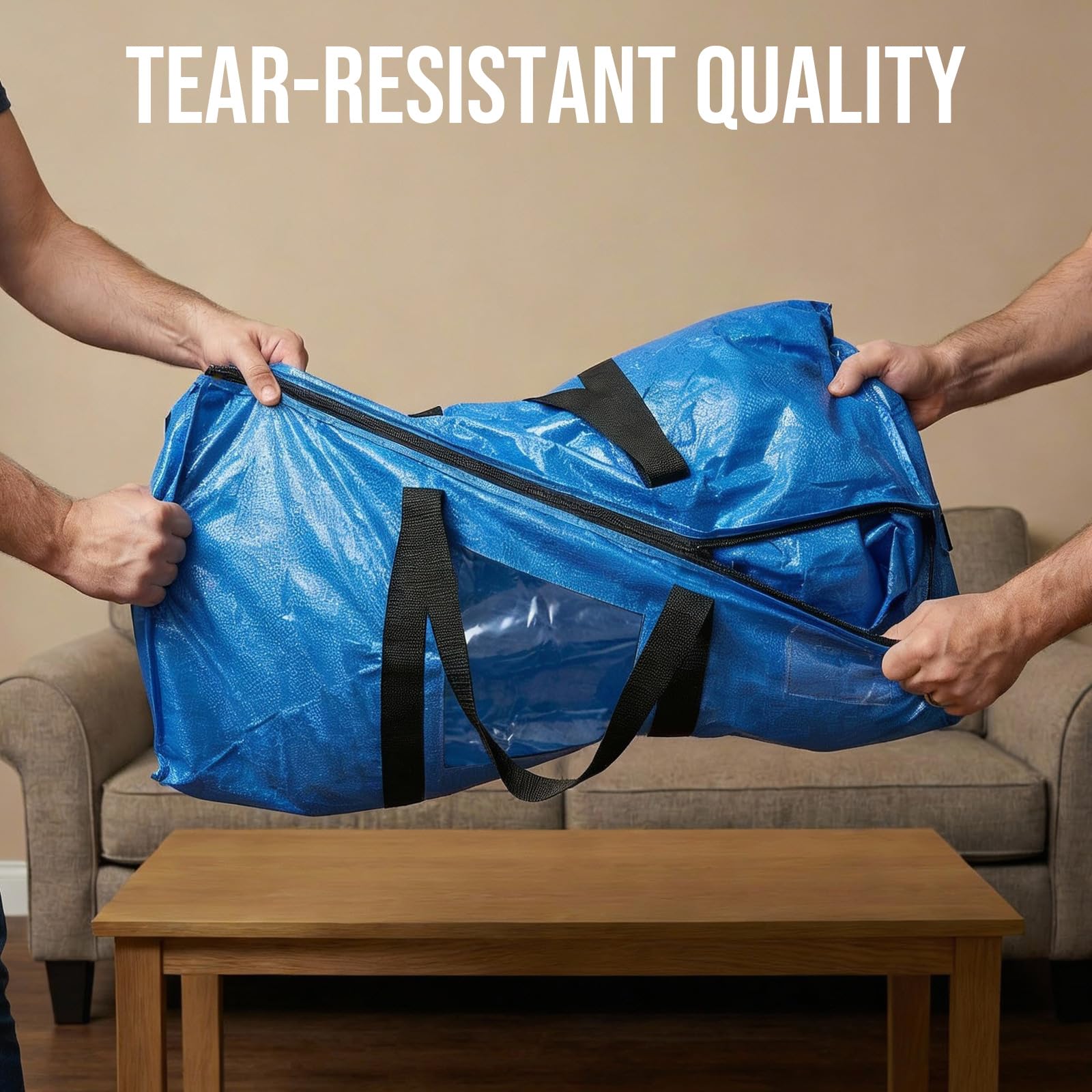 Taili bag capable of holding up to 130 lbs for heavy items.