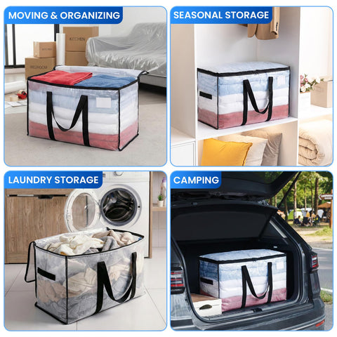 TAILI bags fold flat for compact storage when not in use.