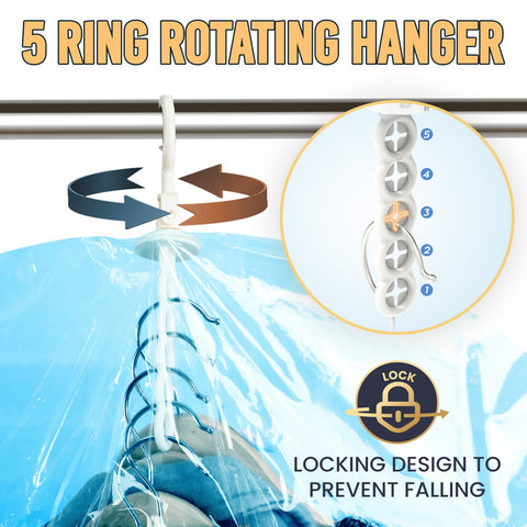 TAILI double-color-change zipper shows secure seal after vacuuming.