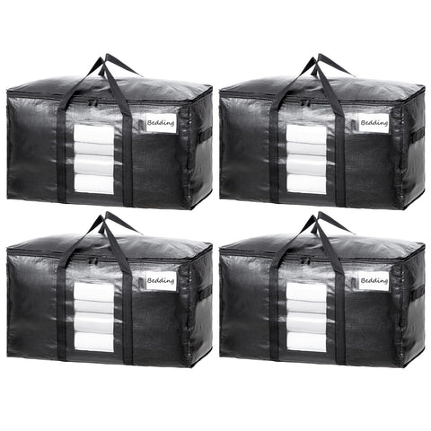 TAILI Extra Large Moving Bags with window enable quick contents identification.