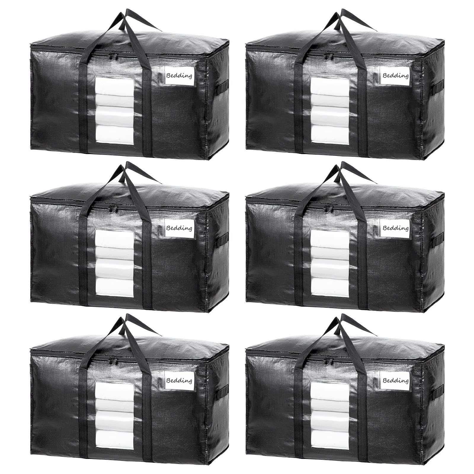 TAILI Extra Large Moving Bags with three sided zipper for easy packing