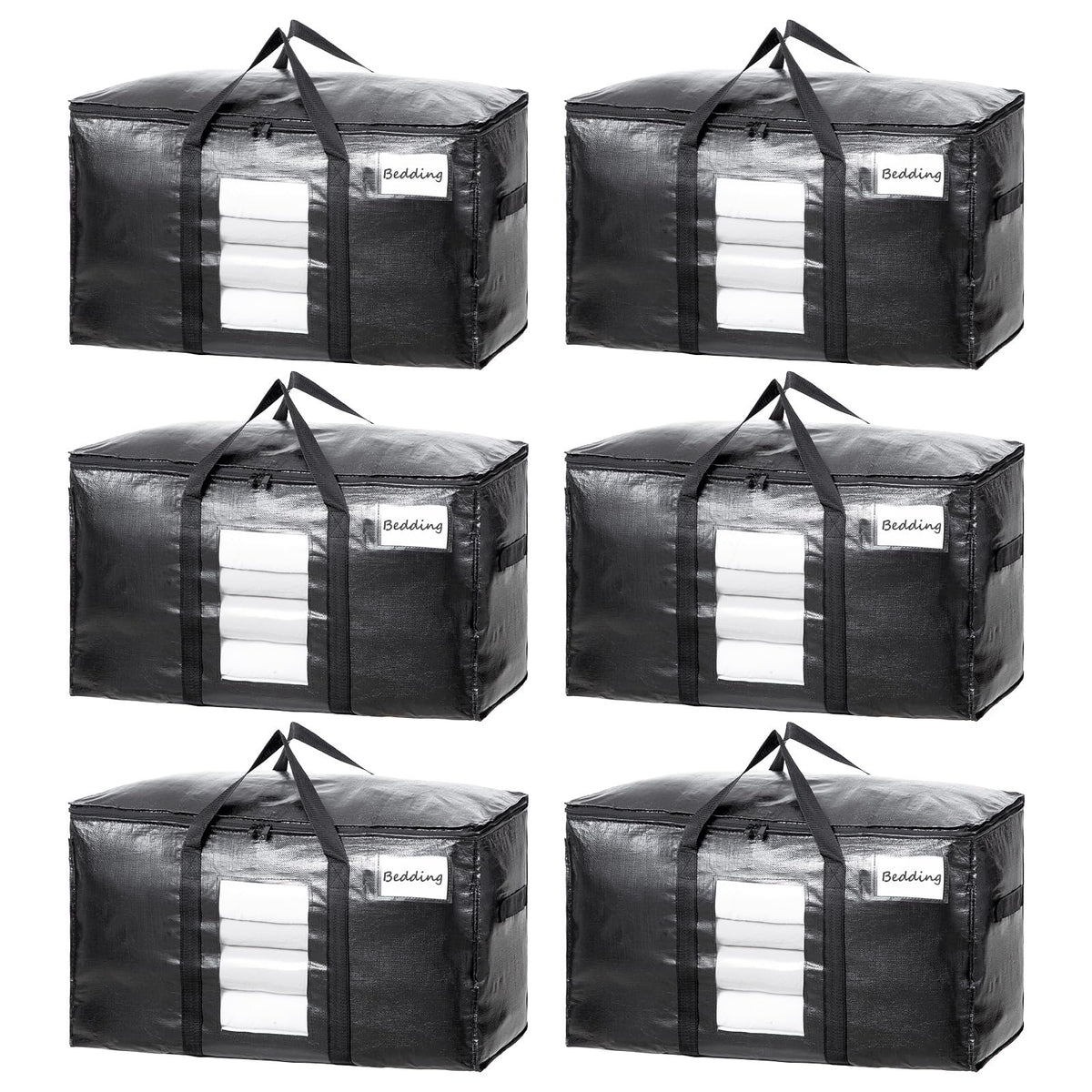 TAILI Extra Large Moving Bags with three sided zipper for easy packing