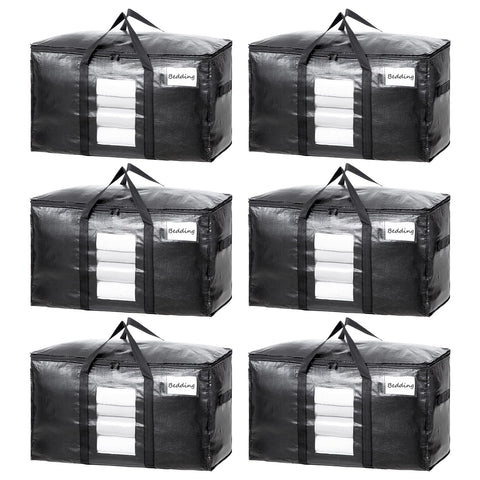 TAILI Extra Large Moving Bags with three sided zipper for easy packing
