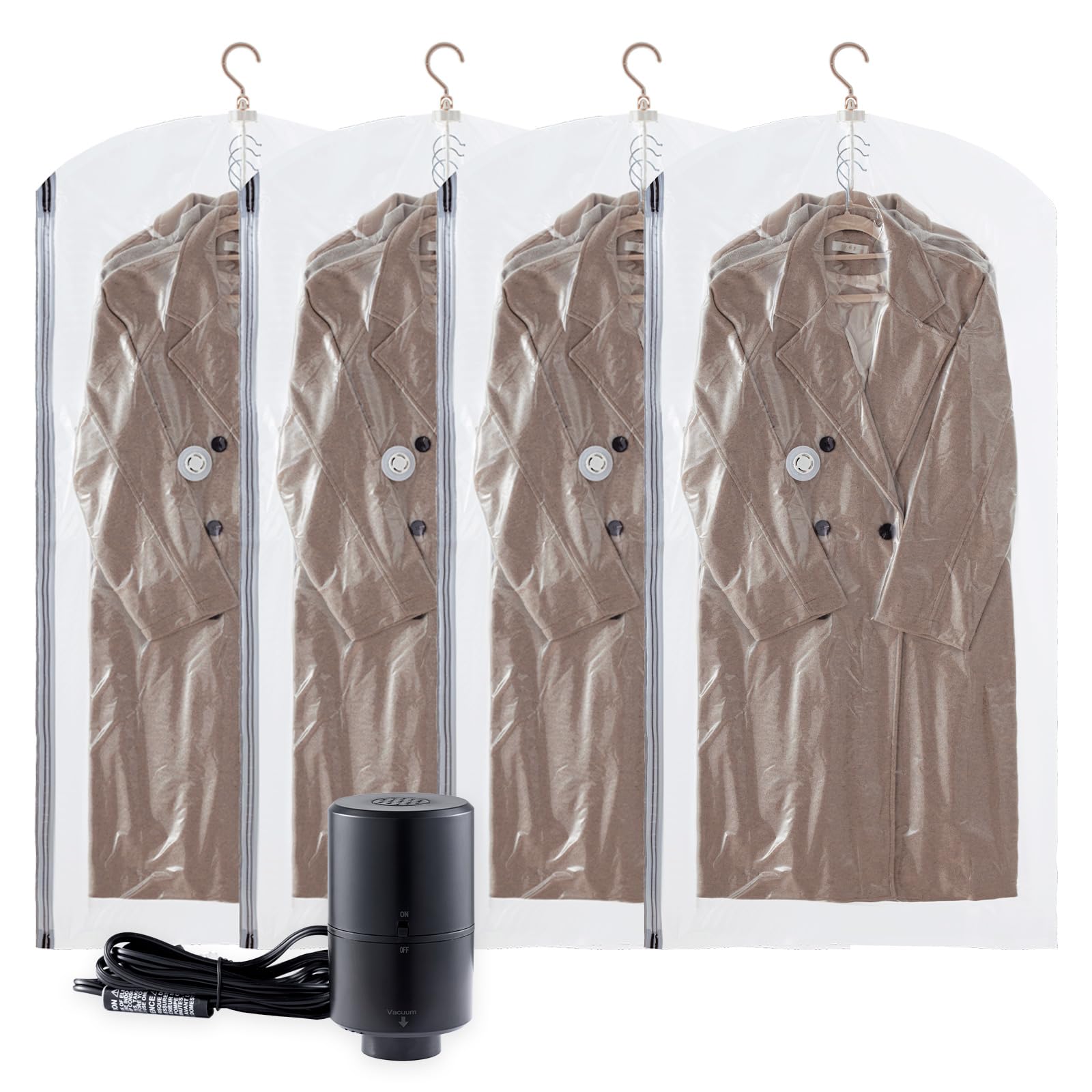 TAILI hanging vacuum bags electric pump enable quick packing for trips