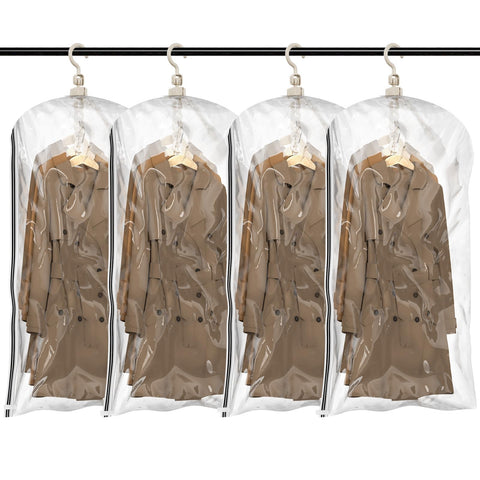 TAILI hanging vacuum bag with clothes saves closet space and organizes outfits