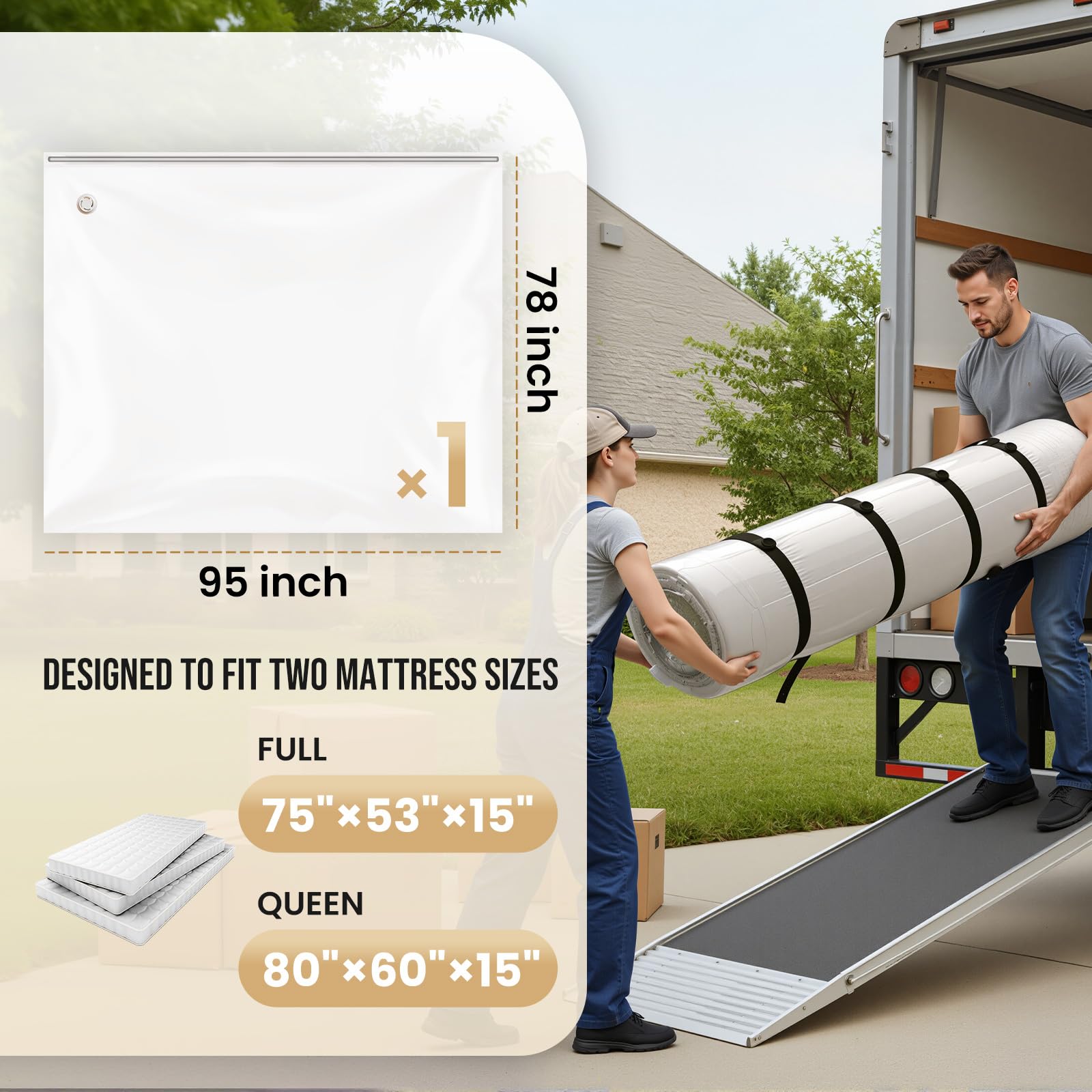 TAILI vacuum bag with clear panel for quick identification