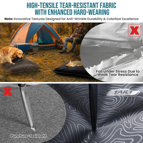 TAILI double-seal zipper ensures a secure long-lasting seal