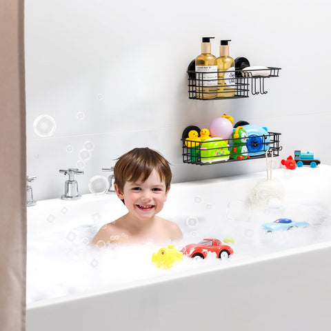 TAILI removable basket makes cleaning the shower quick and easy.