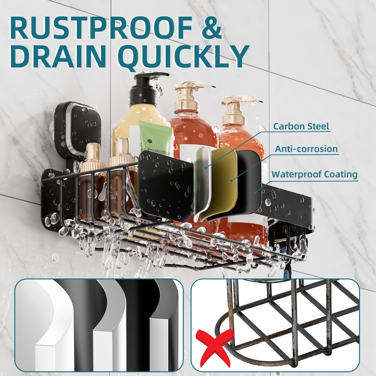 TAILI damage-free installation with easy removal and repositioning