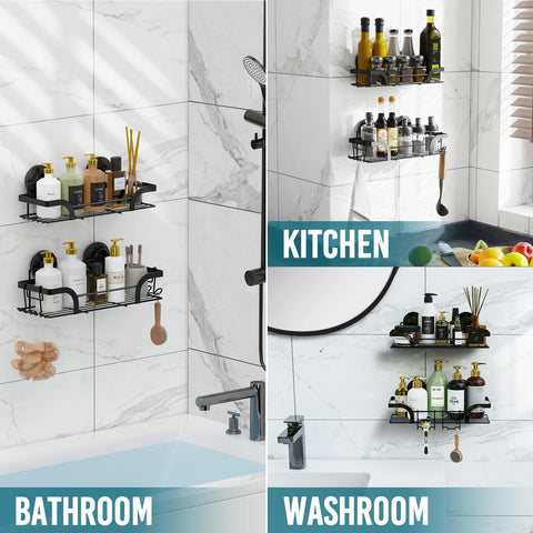 TAILI removable basket simplifies cleaning and repositioning without wall damage