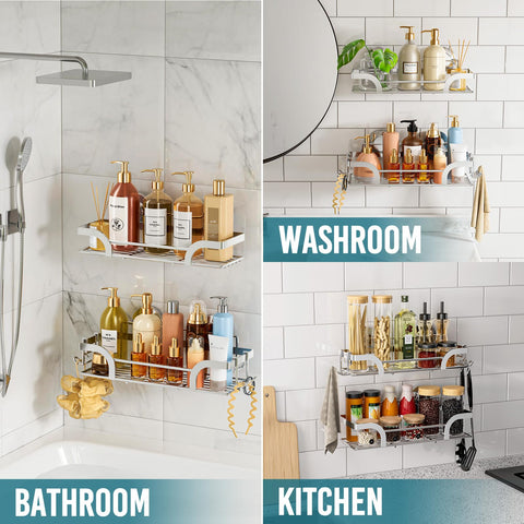 TAILI secure attachment suitable for smooth tiles, glass, and stainless surfaces.