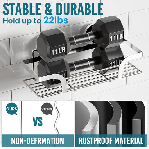 TAILI rustproof stainless steel finish resists corrosion in humid bathrooms.