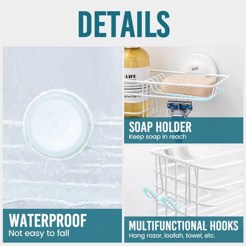 Rustproof stainless steel resists moisture for long-lasting organization.