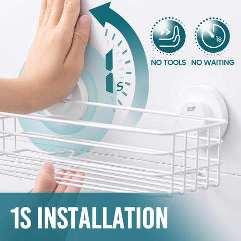 TAILI 2-pack shelves maximize bathroom storage space.