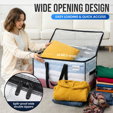 TAILI three-sided zipper opening for full bag access during packing