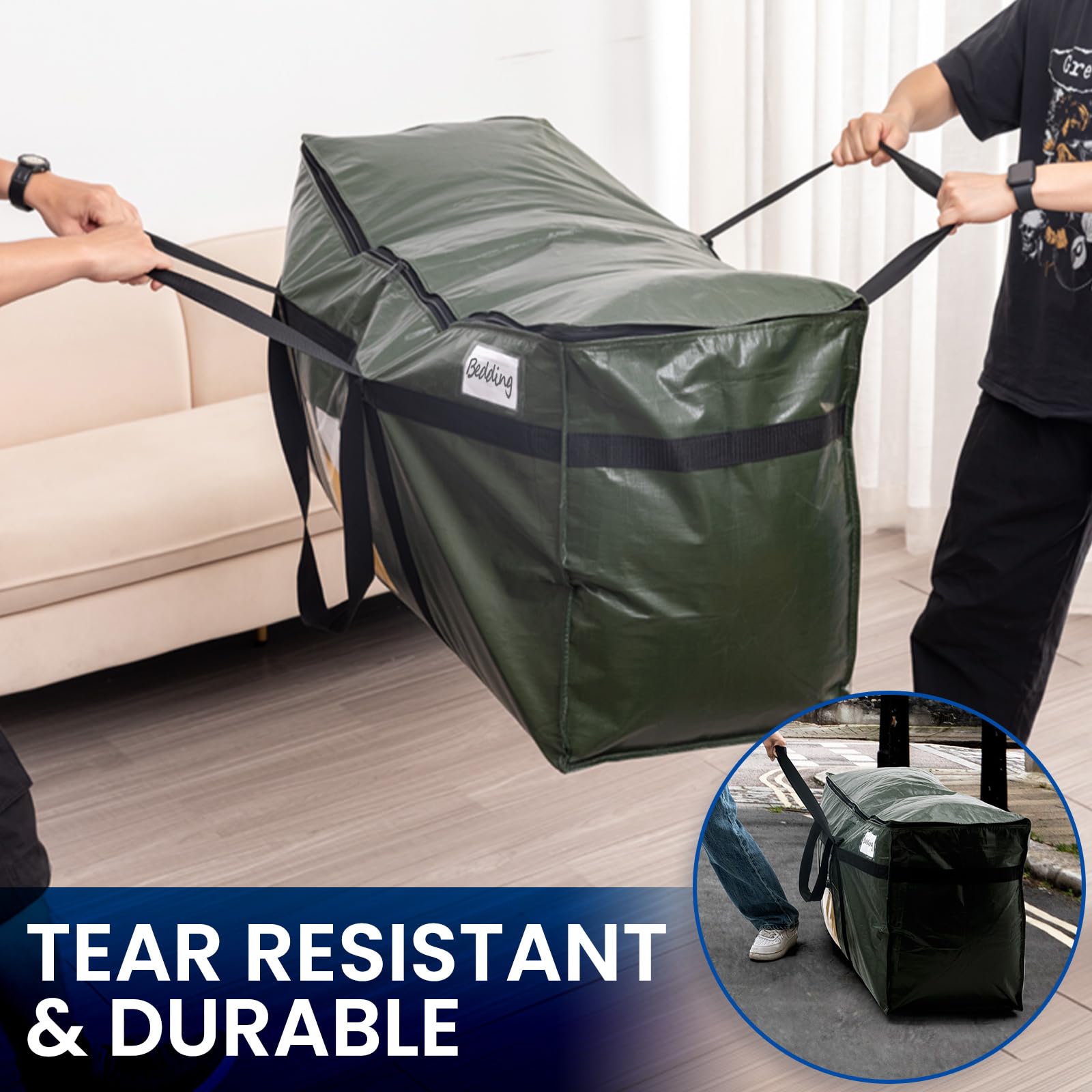 TAILI three-sided zipper allows full opening for easy packing.