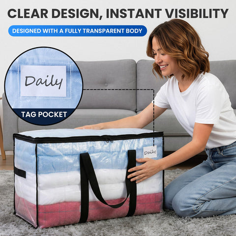 TAILI U-shaped bottom handles reinforce strength for heavy loads