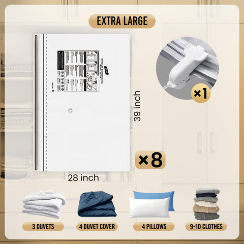TAILI bags designed for pillows and bulky textiles storage